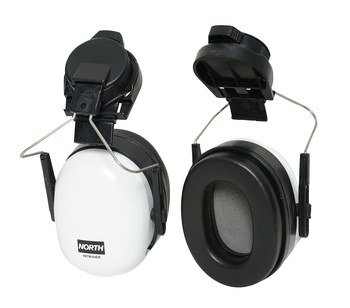 Imágen de North intruder Blanco Montado en casco Orejeras de protección (Imagen principal del producto)