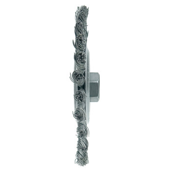 Weiler Roughneck 09386 Cepillo de rueda - Anudado - Circular trenzado Acero cerda