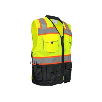 Global Glove FrogWear GLO-099 Chaleco de alta visibilidad GLO-099/6XL - tamaño 6XL - Poliéster - Lima - ANSI clase 2 - glo-099 6xl