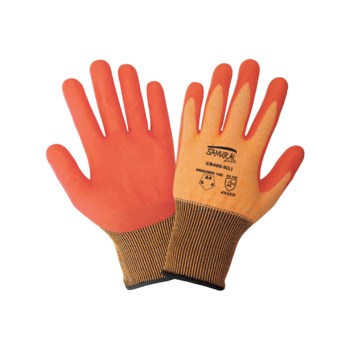 Global Glove Samurai Glove Naranja de alta vis. 2XG Tuffalene UHMWPE Tuffalene UHMWPE Guantes resistentes a cortes - cr488 2x