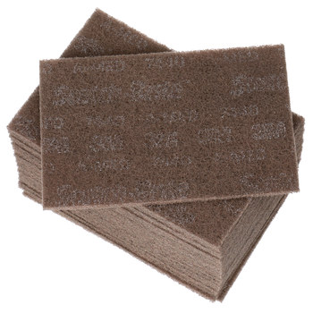 3M Scotch-Brite 7440 Heavy Duty Hand Pad 65055 - Aluminum Oxide - Medium - 9 in x 6 in