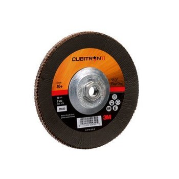 3M Cubitron II Tipo 29 - Óxido de aluminio cerámico - 7 pulg. - 40+ - Grueso - 55650