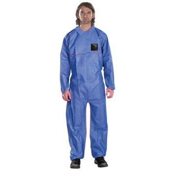 Ansell Microchem AlphaTec 68-1500 PLUS FR Overol resistente al fuego NR17-S-92-103-08 - tamaño 4XG - Azul - 06241
