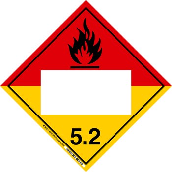 Imágen de Brady B-120 Poliéster reforzado con fibra de vidrio Cuadrado Amarillo Letrero de anuncio para camión 60416 (Imagen principal del producto)
