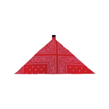 Bullhead Safety Red Paisley Algodón Pantalla de refrigeración - glo-s4