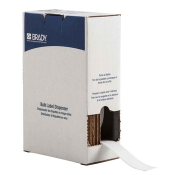 Imágen de Brady ToughWash Blanco Poliéster Transferencia térmica BM7C-1000-854-WT Cinta de etiquetas para detección de metales (Imagen principal del producto)