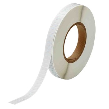 Brady UltraTemp THT-97-718-10 Rollo de etiquetas troqueladas para impresoras - 0.5 pulg. x 0.2 pulg. - Poliimida - Blanco - B-718