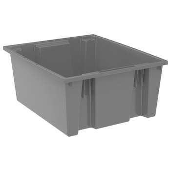 Imagen de Akro-mils 35225 2 ft³, 14.98 gal 70 lb Gris Polímero de grado industrial Contenedor apilable (Imagen principal del producto)