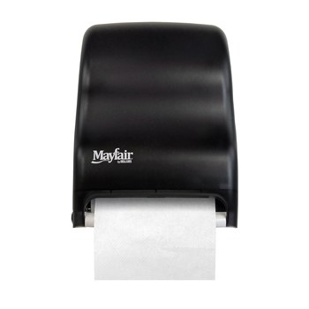 Imagen de Sellars 99925 MAYFAIR Tear-N-Dry Rollo de hasta 800 ft Negro Plástico Dispensador de toallas de papel (Imagen principal del producto)