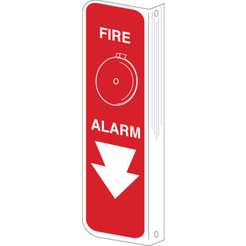 Imágen de Brady B-401 Poliesterino de alto impacto Rojo Inglés Cartel de alarma de incendios 50687 (Imagen principal del producto)