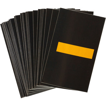 Imágen de Brady Bradylite Amarillo sobre negro Reflectante Exterior Puntuación 5905-DSH Etiqueta de puntuación (Imagen principal del producto)