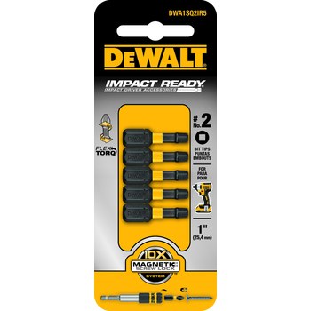 Imágen de Pedacito del destornillador Impact Ready FlexTorq DWA1SQ2IR5 de Acero S2 Modificado 1 pulg. por de DEWALT (Imagen principal del producto)