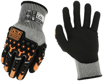 Mechanix Wear SpeedKnit M-Pact S5CP 8 in Gris XL HPPE/Nitrilo HPPE/Nitrilo Guantes de trabajo - 781513-65792