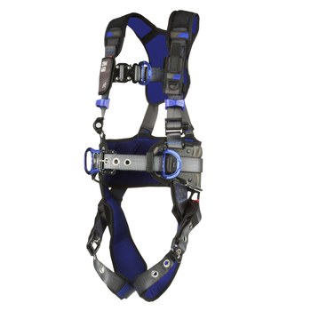 DBI-SALA ExoFit X300 Escalada, Posicionamiento, Energía eólica Arnés para el cuerpo 70007420584 - tamaño Grande - Gris - 03469