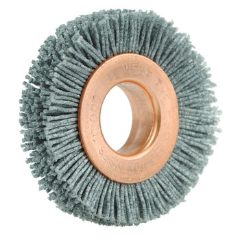 Weiler Nylox 29353 Cepillo de rueda - Rizado Nailon cerda