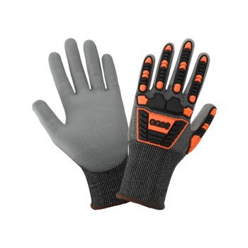 Imágen de Global Glove Vise Gripster C.I.A. Naranja/Negro de alta visibilidad Mediano Tuffalene UHMWPE Tuffalene UHMWPE Guantes resistentes a cortes (Imagen principal del producto)