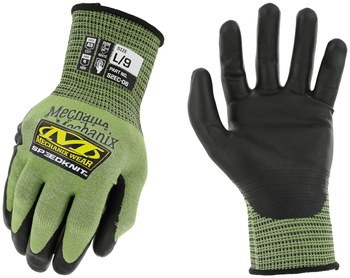 Mechanix Wear SpeedKnit S2EC6 Verde XL HPPE/Acero al tungsteno HPPE/Acero al tungsteno Guantes de trabajo - 781513-65418