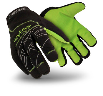 Imágen de Hexarmor Chrome Series 4023 Negro/Verde 9 SuperFabric/TP-X SuperFabric/TP-X Corte y Cosido Guantes de mecánico (Imagen principal del producto)