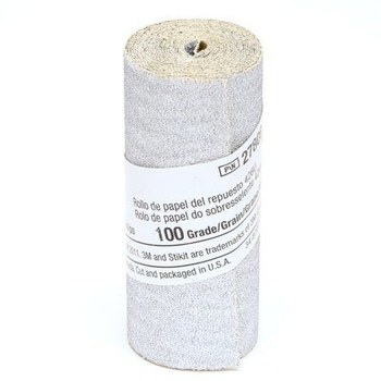 3M Stikit Rollo de lijado 27809 - 2 1/2 pulg. x 55 pulg. - Carburo de silicio - 100 - Fina