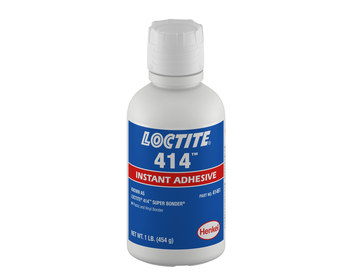Loctite 414 Adhesivo de cianoacrilato Transparente Líquido 1 lb Botella - 41461 - Conocido anteriormente como Loctite 414 Super Bonder