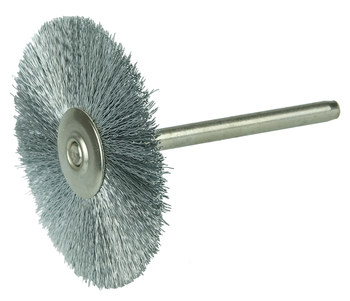 Weiler 26296 Cepillo de rueda - Rizado Acero cerda