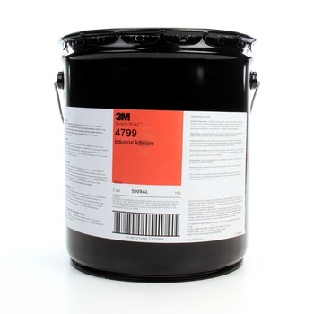 3M Industrial 4799 Adhesivo Negro Líquido 5 gal Lata - 21359