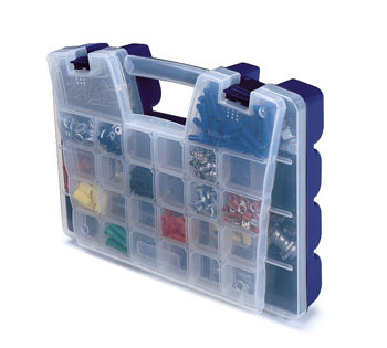 Imagen de Akro-mils 06118 Negro/Azul/Transparente Polímero de grado industrial Organizadores portátiles (Imagen principal del producto)