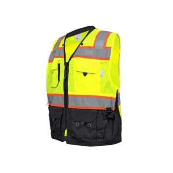Global Glove FrogWear GLO-099 Chaleco de alta visibilidad GLO-099/6XL - tamaño 6XL - Poliéster - Lima - ANSI clase 2 - glo-099 6xl