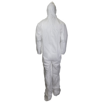 Ansell Kleenguard Overoles desechables para trabajo y uso general A10 10615 - tamaño 4XG - Blanco