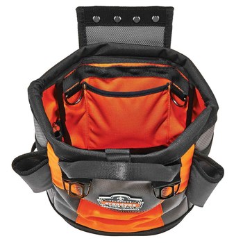 Ergodyne Arsenal 5527 Portaherramientas 13627 - 6 pulg. x 10 pulg. - Poliéster - Naranja