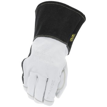 Mechanix Wear TAA Pulse Blanco Mediano Cuero Guantes para soldadura - 781513-65945