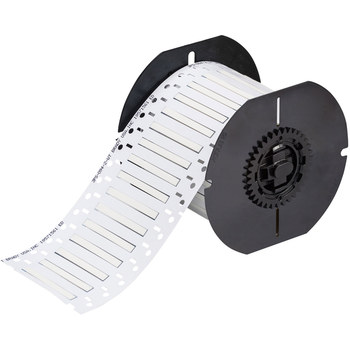 Brady PermaSleeve B33D-94-2-344 Funda de impresora troquelada - 2 pulg. x 0.182 pulg. - Blanco - B-344