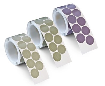 3M Trizact Finesse-It 28155 Rollo de discos PSA - 1 3/8 pulg. - A5 - Ultrafino - Carburo de silicio