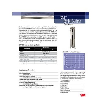 3M Serie BHN Carcasa - 1BHN1B1B - Acero inoxidable - 20893