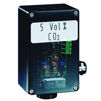 GfG IR 24 Transmisor de sistema fijo 2492001 - detecta CO2 (dióxido de carbono) 0.01 % vol. de resolución, rango de vol. de 0 a 5 % - GFG 2492001