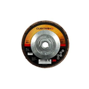 3M Cubitron II Tipo 27 - Óxido de aluminio cerámico - 4 1/2 pulg. - 80+ - Mediano - 55634