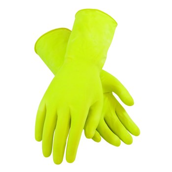 Imágen de PIP Assurance 48-L162Y Amarillo Grande Látex No compatible Guantes resistentes a productos químicos (Imagen principal del producto)