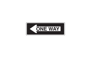 Imágen de Brady Aluminio Rectángulo Blanco Inglés Carteles de alto, control de tráfico y pancartas 103714 (Imagen principal del producto)