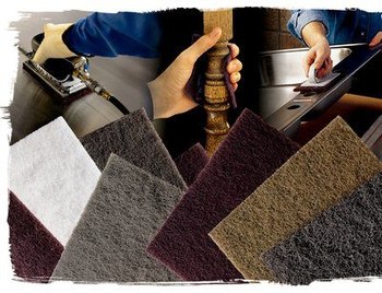3M Scotch-Brite Hoja de papel de lija 64420 - 3 2/3 pulg. x 9 pulg. - Carburo de silicio - Mediano
