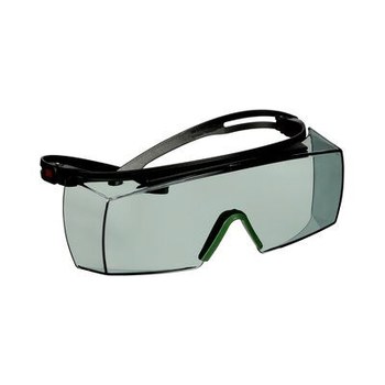3M SecureFit 3700 SF3717AS-BLK Ajuste Alternativo Policarbonato Gafas de seguridad OTG (sobre el vidrio) lente Gris - 051131-27914