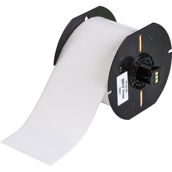 Brady B33C-3000-428 Rollo de etiquetas para impresora - 3 pulg. x 85 pies - Poliéster metalizado - Gris claro - B-428
