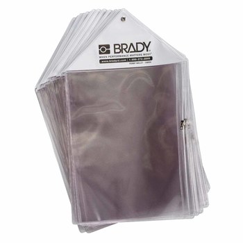 Imágen de Brady Scafftag Transparente/Blanco Plástico PW-PW A4 1 Soporte de etiqueta de andamio (Imagen principal del producto)