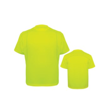 Global Glove FrogWear GLO-200 Camisa de alta visibilidad GLO-200/SM - Pequeño - Malla/Microfibra - Lima - glo-200 sm