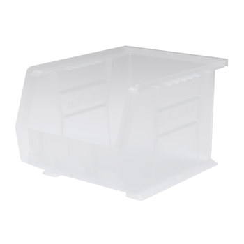 Imagen de Akro-mils Akrobin 50 lb Transparente Polímero de grado industrial Colgado/Apilado Contenedor de almacenamiento (Imagen principal del producto)