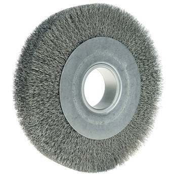 Weiler 03130 Cepillo de rueda - Rizado Acero cerda