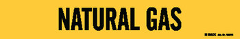 Imágen de Brady Negro sobre amarillo Vinilo 103550 Marcador de tubería autoadhesivo (Imagen principal del producto)