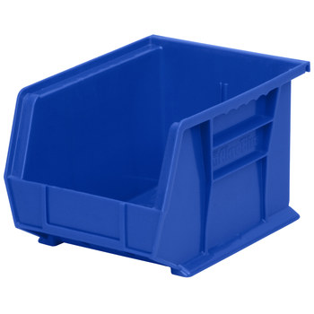 Imagen de Akro-mils Akrobin 50 lb Azul Polímero de grado industrial Colgado/Apilado Contenedor de almacenamiento (Imagen principal del producto)