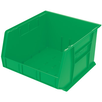 Imagen de Akro-mils Akrobin 75 lb Verde Polímero de grado industrial Colgado/Apilado Contenedor de almacenamiento (Imagen principal del producto)