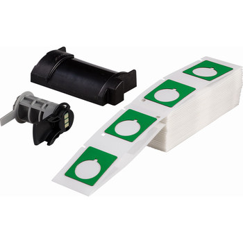 Imágen de Brady Verde Poliéster Transferencia térmica M6-167-593-GN Etiquetas para impresora con panel en relieve (Imagen principal del producto)
