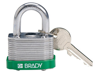 Imágen de Brady - 143128 Candado de seguridad con llave (Imagen principal del producto)